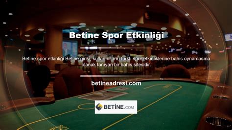 Betine Spor Bahisleri